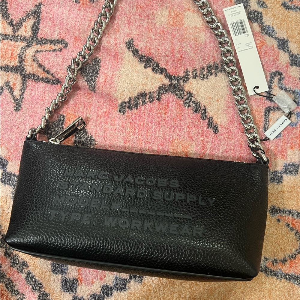 Marc Jacobs Black Leather Shoulder Bag